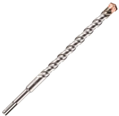Brocas de martillo SDS Plus de alto rendimiento de 16 mm x 260 mm de largo, broca profesional de carburo de tungsteno con punta cruzada para ladrillo, hormigón, piedra, granito. Broca SDS de 16 mm