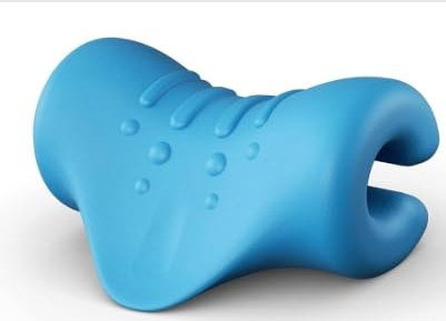 Auauraintt Nacken und Schulterentspanner, Nacken Schulter Massage Kissen Nackenstrecker Nackenhaltungskorrektur Gerät Schmerzlinderung zur Linderung von Kiefergelenksschmerzen