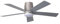 TECHBREY Ventilador de Techo Silencioso Flatiron 132cm Motor DC para Exterior Plateado Mando a Distancia Con Luz