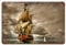 Altes Segelschiff，Blechschild, Vintage, Metall, Pub, Club, Café, Bar, Zuhause, Wanddekoration, Poster, Retro20 x 30 cm (8 x 12 Zoll)-Q24