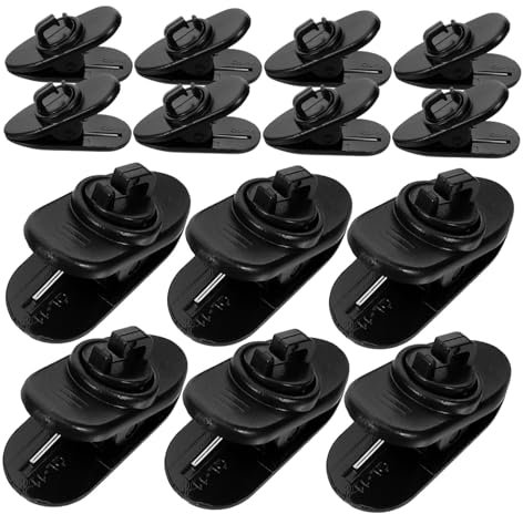 WESIEVYA 30pcs Mic Clip Compact Lapel Microphone Clips Lightweight Microphone Accessories for Ktv Stage Performances Easy to Install Tie Clips