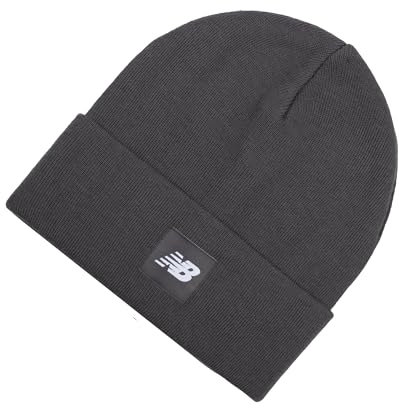 New Balance Flying NB Knit Cuffed Beanie - Great Plains, Graphit, One size