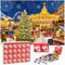 Yotako Adventskalender 2024 Puzzle Weihnachts, 1008 Teile Weihnachten Countdown Kalender, 24 Boxen Puzzles für Countdown bis Weihnachten, Weihnachtskalender Geschenke (Stil B)