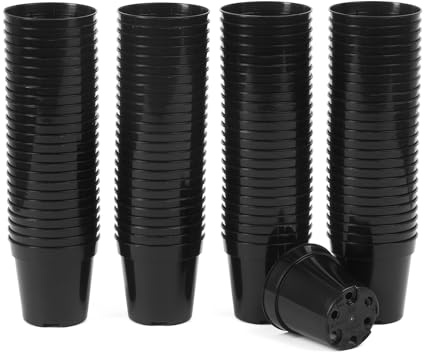 Pullmer Anzuchttöpfe mini,blumentöpfe klein, Pflanzentöpfe anzucht ø 5,5 cm, 100 Stück, rund