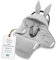 Einschlagdecke Babyschale Baby Decke 90x90 cm - Winterschlafsack Blanket Fußsack Kinderwagen Zubehör für Neugeborenen und Kleinkinder Winter Einschlagsdecken Minky Grau