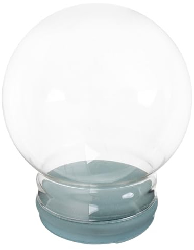 Zerodeko Bola De Nieve Personalizable De Vidrio Kit DIY para Hacer Tu Propio Globo De Nieve Decoración del Hogar Manualidades para Niños Y Adultos 5.31X4.72X4.72In 1 Pieza