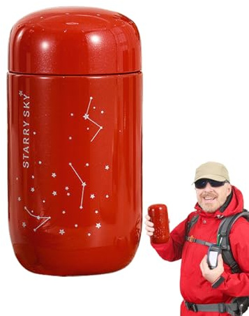 Borraccia in acciaio inox – Piccola stella sport bottiglia | vuoto doppia parete isolata per bambini per asilo viaggi attività all'aperto