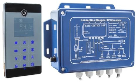 2.8KW IPX5 Bluetooth E MP3 USB Touch Steam Controller Generatore Di Sauna Impostazione Del Tempo Di Vapore E Sensore Di Temperatura