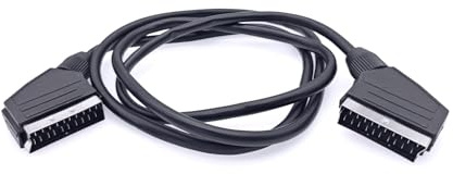 JZK 1.5 m SCART-Kabel, SCART-Kabel, Stecker auf Stecker, 21-poliger Stecker, Anschlusskabel für Audio und Video, DVD, HDTV, AV und Digital-TV