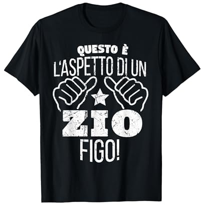 Zio Figo Maglietta Regalo Divertente per Il miglior Zio Maglietta