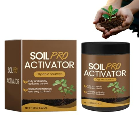 Soil Activator & Plant Fertilizer,Water-Soluble House Plant Soil & Plant Soil Improver,Soil Conditioner for Garden Prevent Compaction,Promote Rooting – Soil Improver for Garden & All Plants