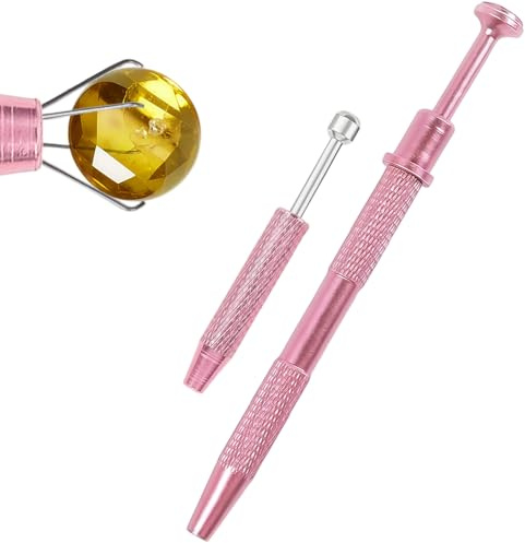 Vesavifaka Pinza per Piercing, Set di 2 Strumenti per Piercing, Afferraoggetti a 4 Artigli e Avvitatore per Sfere di Piercing, Strumento Sicuro per Piercing Helix, Orecchini Piatto, Gioielli per il
