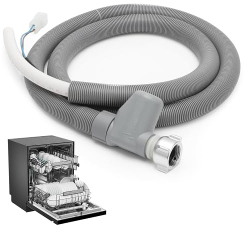 Aquastop Zulaufschlauch 1,85m Universal Aquastop Schlauch für Spülmaschine und Waschmaschine, Kompatibel mit Miele Bosch Siemens AEG Electrolux Zanussi Beko LG Samsung 10499862 7638500 7638501