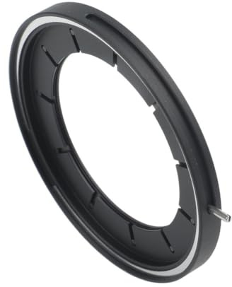 FACAIIO Verstellbare Iris-Membran, 4–50 mm Blende, Mikroskop-Kamera, 7,1 mm, schlankes Metall, 11 Blätter, Schwarz