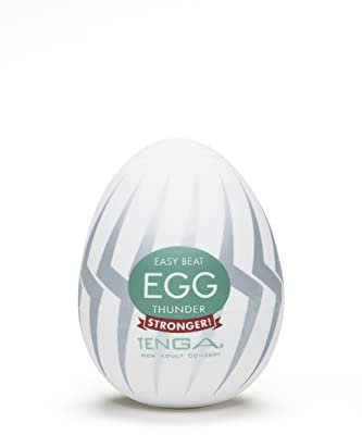 TENGA EGG Thunder EinwegMasturbationshilfe für Männer eine Einheit diskret aus festem Material, Grün