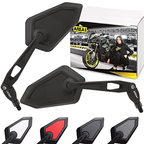 Rückspiegel Spiegel Set kompatibel mit Yamaha MT-125 RE11, MT-125 RE29, RE292 (17-19) (V6)