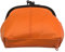 LOLUNA® Porte-Monnaie Femme Cuir véritable Agneau Souple - Fermoir Clic Clac et Compartiment Fermeture - Couleurs au Choix - Orange