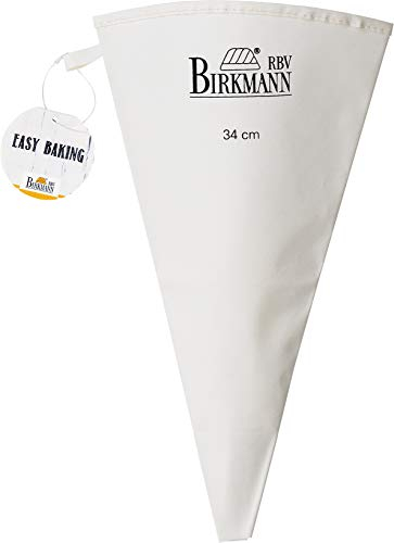RBV Birkmann, 412149, Easy Baking, 34 cm, ca. 1000 ml Spritzbeutel, Nylon, 1000 milliliters, weiß