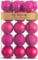 Busybee weihnachtskugeln 30 Stücke 6CM Ornamente macarons für Weihnachtsbaum Rosa Christbaumkugeln Weihnachtsdekoration Kugeln