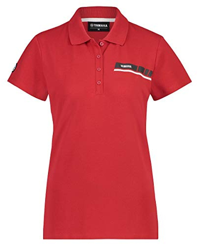 YAMAHA Revs Polo pour Femme Rouge Taille M
