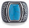 555Jewelry Edelstahl Vintage Keltischer Siegelring Onyx Stein Ring für Herren, Edelstahl, nicht bekannt