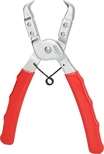 KS Tools 911.8181 Clip-Zange zur Demontage von Kunststoffspreiznieten, Schlagnieten und -Clips, gerade