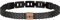 Breil Armband BLACK DIAMOND für Herren aus Edelstahl mit Diamant in der Farbe Schwarz, mit Faltverschluss, Länge: 22 cm, TJ2956