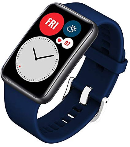 FunBand Cinturino Compatibile per Huawei Watch Fit, Silicone da Polso Fascia Braccialetto di Ricambio Polso Cinturino di Ricambio per Huawei Watch Fit Smartwatch
