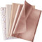 Larcenciel Papier de Soie, 120 Feuilles de Papier de Soie Métallique Or Rose pour Emballage de Cadeaux de Saint Valentin, Mariage, Anniversaire, Noël, Fête Maman (50 X 35 Cm)