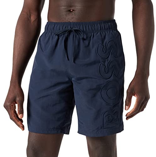 BOSS Herren Whale Badehose, Navy 413, L EU