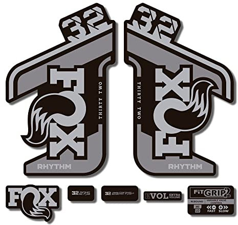 Adesivi compatibili con forcella bici Fox 32 Rhythm 2021