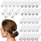 VEGCOO 35 Pièces Épingle à Cheveux de Marriage, Accessoires de Cheveux Mariage, Pince à Cheveux Diamant en Forme de U, Decoration Cheveux pour Marriage/Soirée/Anniversaire/Quotidien