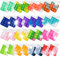 Ainiv Pop Push It Fidget Toy, 32 Stück Mini Silikon Schlüsselbund Toys, Anti Stress Sensorik Pop Figetttoys Spielzeug mit Schlüsselanhänger, Poppet Bubble Finger Toys Autismus for ADHS Squeeze Toys