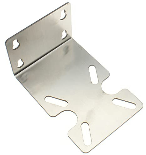 OZXNO Metallgehäuse, feste Halterung für 25,4 cm und 50,8 cm Wasserfiltergehäuse, Edelstahl-Wasserfiltergehäusehalterung (Silber)