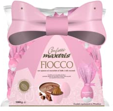 Confetti Maxtris Confetto Fiocco Rosa in busta da 500g