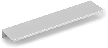 Emuca - Möbelgriff Setubal, Achsabstand 128 mm, L 198mm, Aluminium, Matt eloxiert, 10 St.
