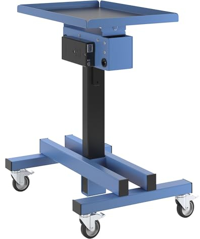 eurokraft | E-Materialständer | mit Wanne | Plattform-LxB 600 x 400 mm