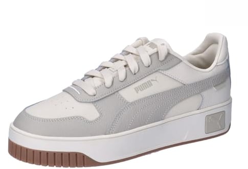 PUMA Damen Carina Street Turnschuhe, Alpine Snow Desert Dust, 42 EU