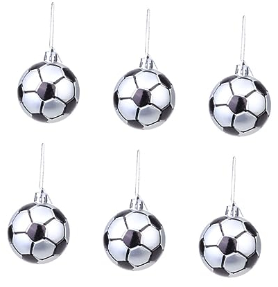 OKUMEYR 6st Weihnachtliche Hängende Anhänger Kleiner Weihnachtsschmuck Weihnachtskugeln Kugeln Ornamente Urlaub Weihnachtskugeln Dekorationen Ornamente Hängedeko Spielzeug Weihnachtsbaum