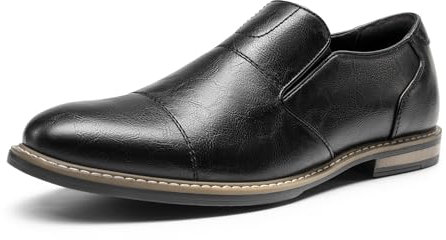 Bruno Marc Herren Mokassin Anzugschuhe Slipper & Mokassins Slip Loafer Herrenschuhe,Size 43,Schwarz,SBLS2421M-E