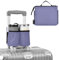DOMIKING Purple Travel Luggage Cup Holder for Suitcase Free Hands Travel Drink Bag for Coffee Mugs Bottle