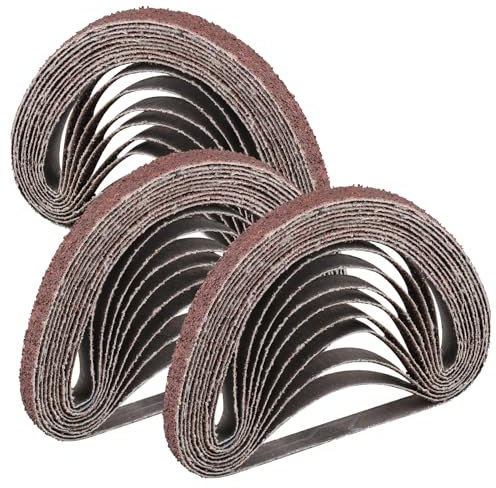 STEBRUAM Nastri Abrasivi 10 x 330 mm,30PCS 40 grana Levigatrice a Nastro