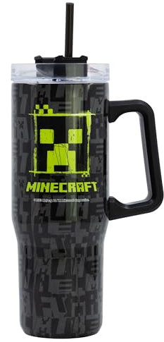 Taza termo XL de acero inoxidable de 940 ml de Minecraft