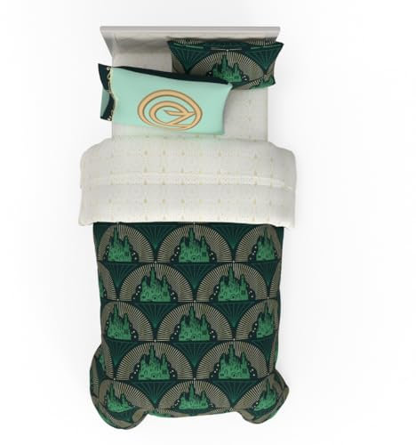 Franco Collectibles Wicked Lux Bedding 5-teiliges superweiches Wende-Bettwäsche-Set mit Kissenbezug, Doppelbett, offizielles Lizenzprodukt