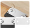 Edge Cutter Edging Bucket, One-Handed Planer for Woodworking, Manual Edge Cutter with 1 Replacement Blade, Non-Slip Edge Planer for PVC, ABS, Wood