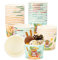 Lot de 24 coupes à glace, en carton, jetables, 240 ml, en papier, pour le yaourt glacé, les boissons, la soupe (Style-B)