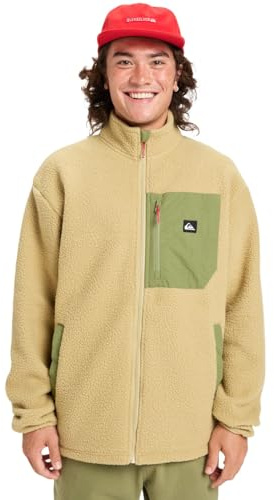 Quiksilver Clean Coast - Fleece mit Reißverschluss - M - Beige.