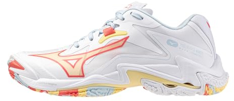 Mizuno Damen Schuh Wave Lightning Z WOS - V1GC2400, Farbe:weiß/gelb, Damen Schuhe:43