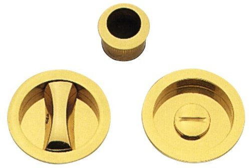 Serratura Tonda per Porta Scorrevole in Kit Misura 50 mm Frontale 16 mm