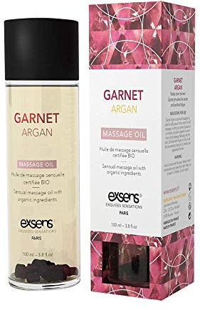 Exsens Organic Massage Oil Garnet Argan 100 ml Transparent